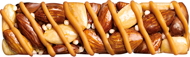 Caramel Almond Sea Salt Bar FLAT